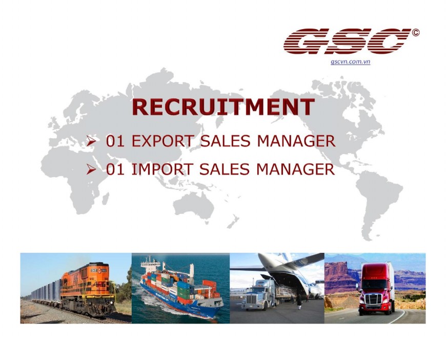 GSC Recruitment SALES MANAGER page 001